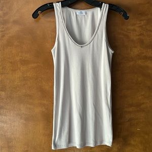 Brunello Cucinelli beige tank top, Size S